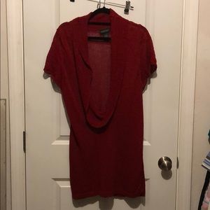 Lane Bryant red pullover top